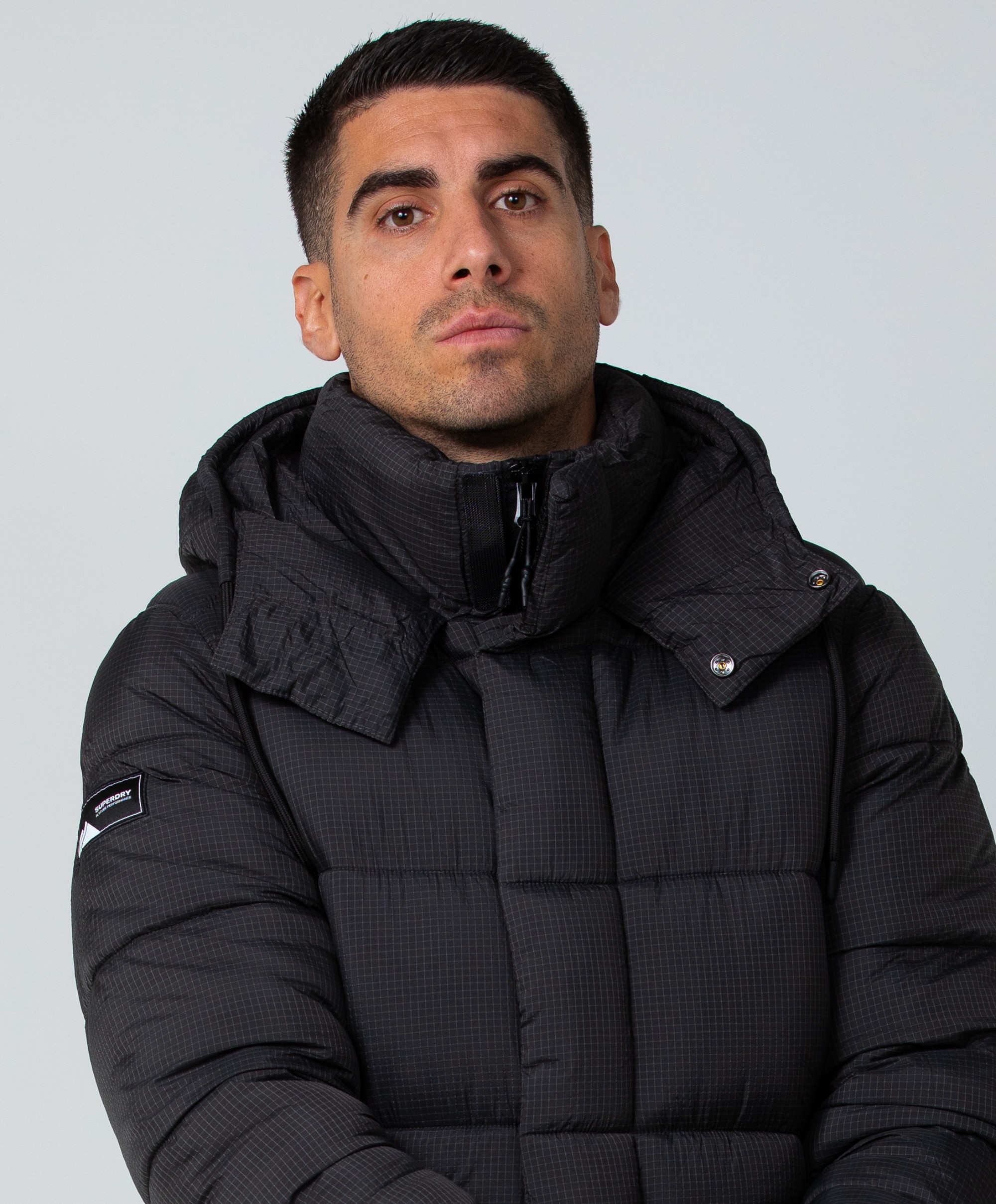 Superdry Ribstop Longline Puffer jacket