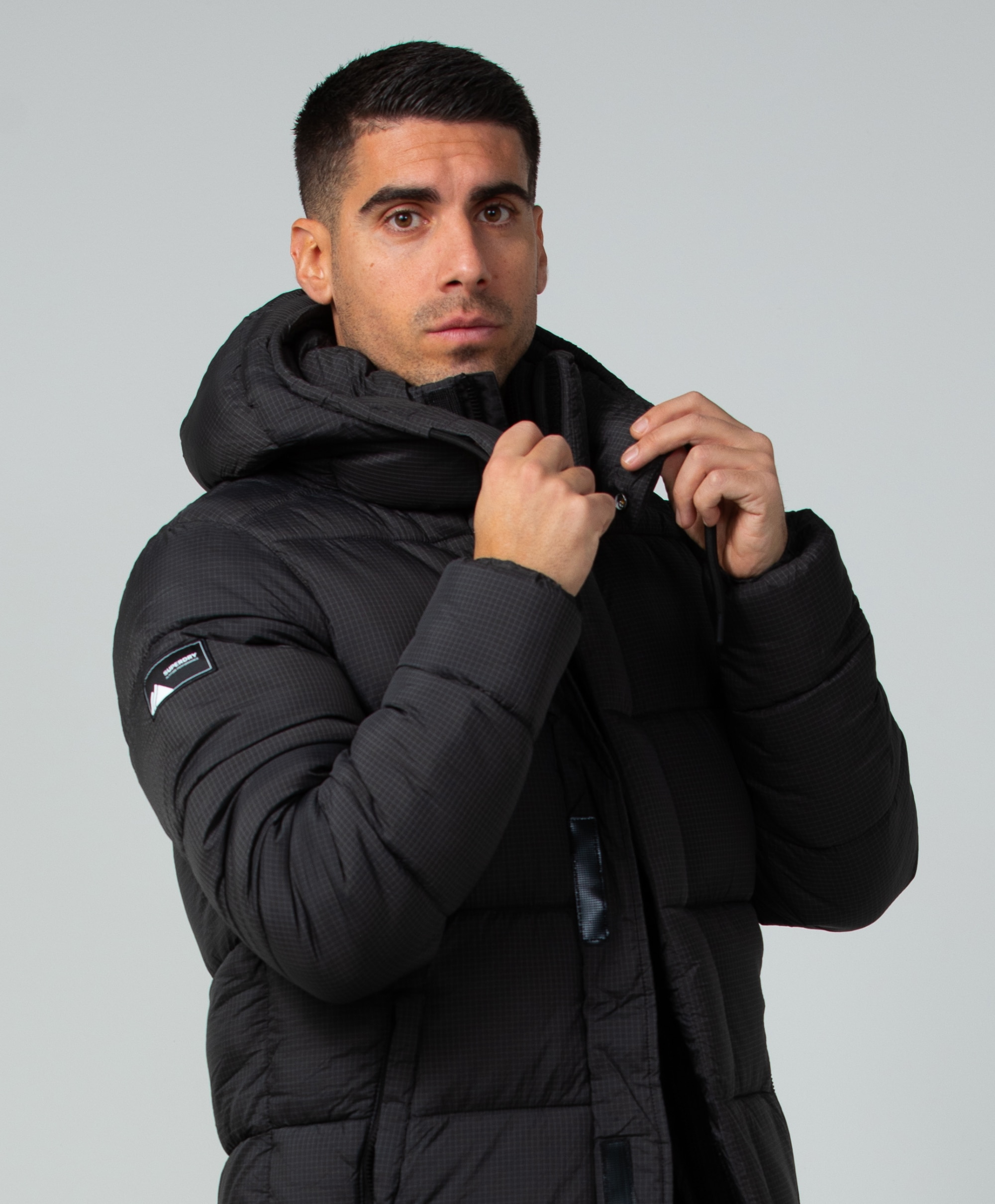 Superdry Ribstop Longline Puffer jacket