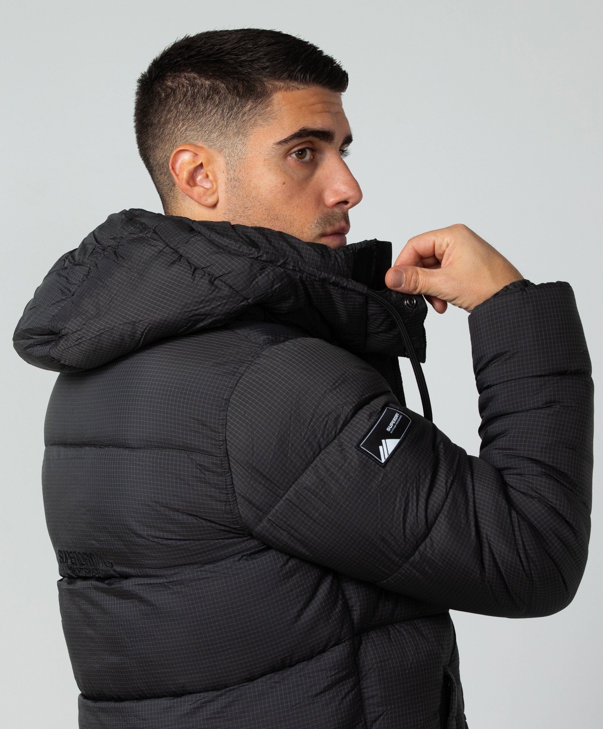 Superdry Ribstop Longline Puffer jacket