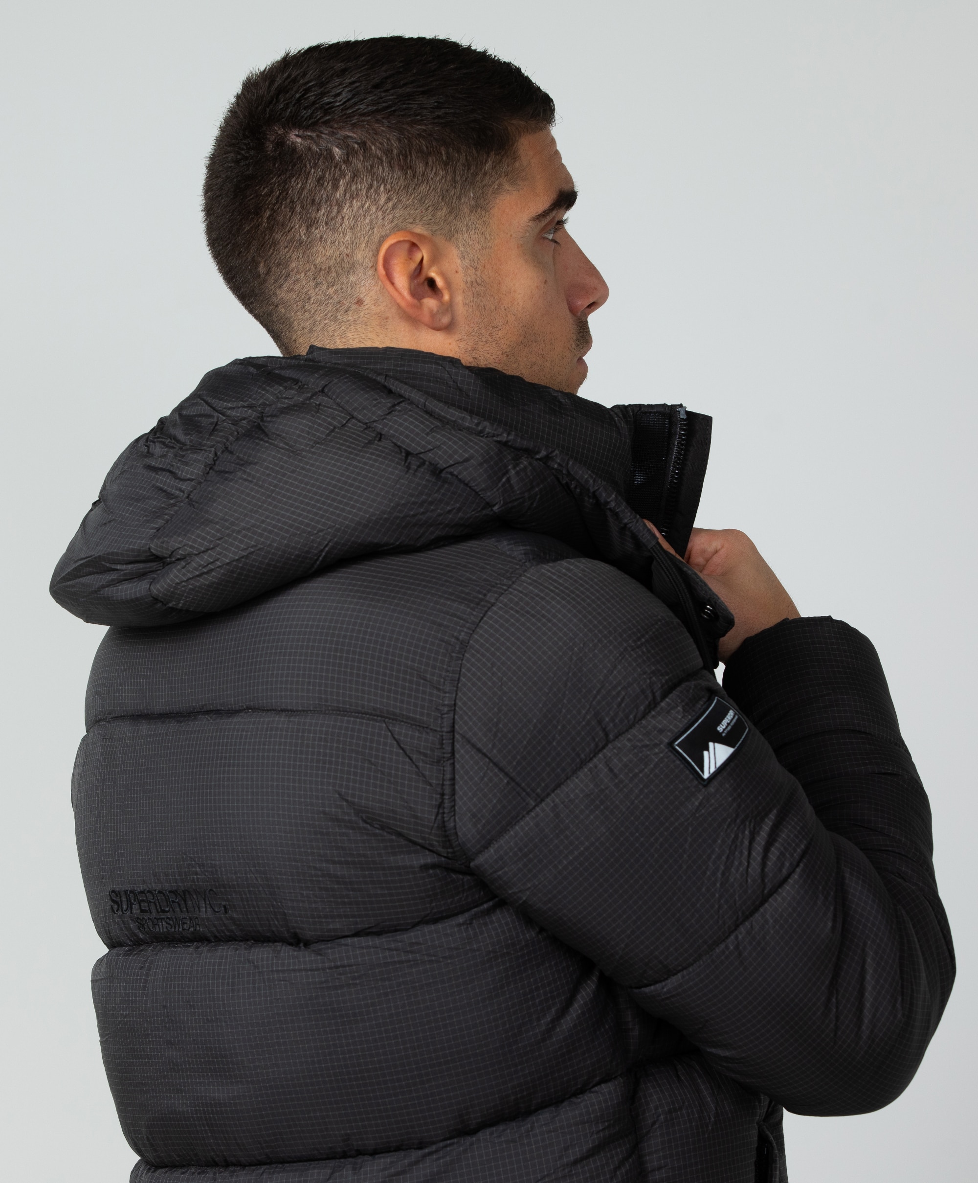 Superdry Ribstop Longline Puffer jacket