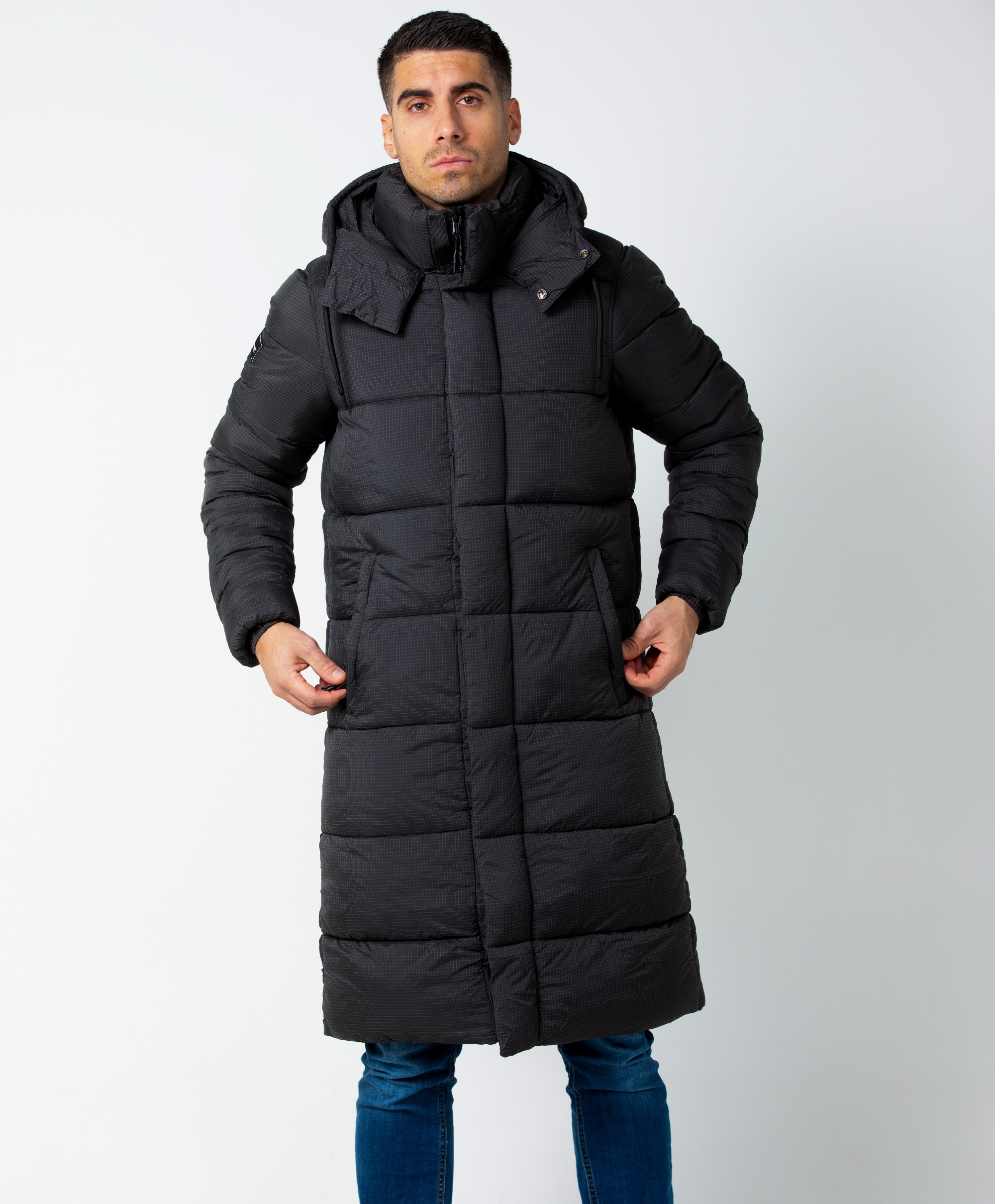 Superdry Ribstop Longline Puffer jacket