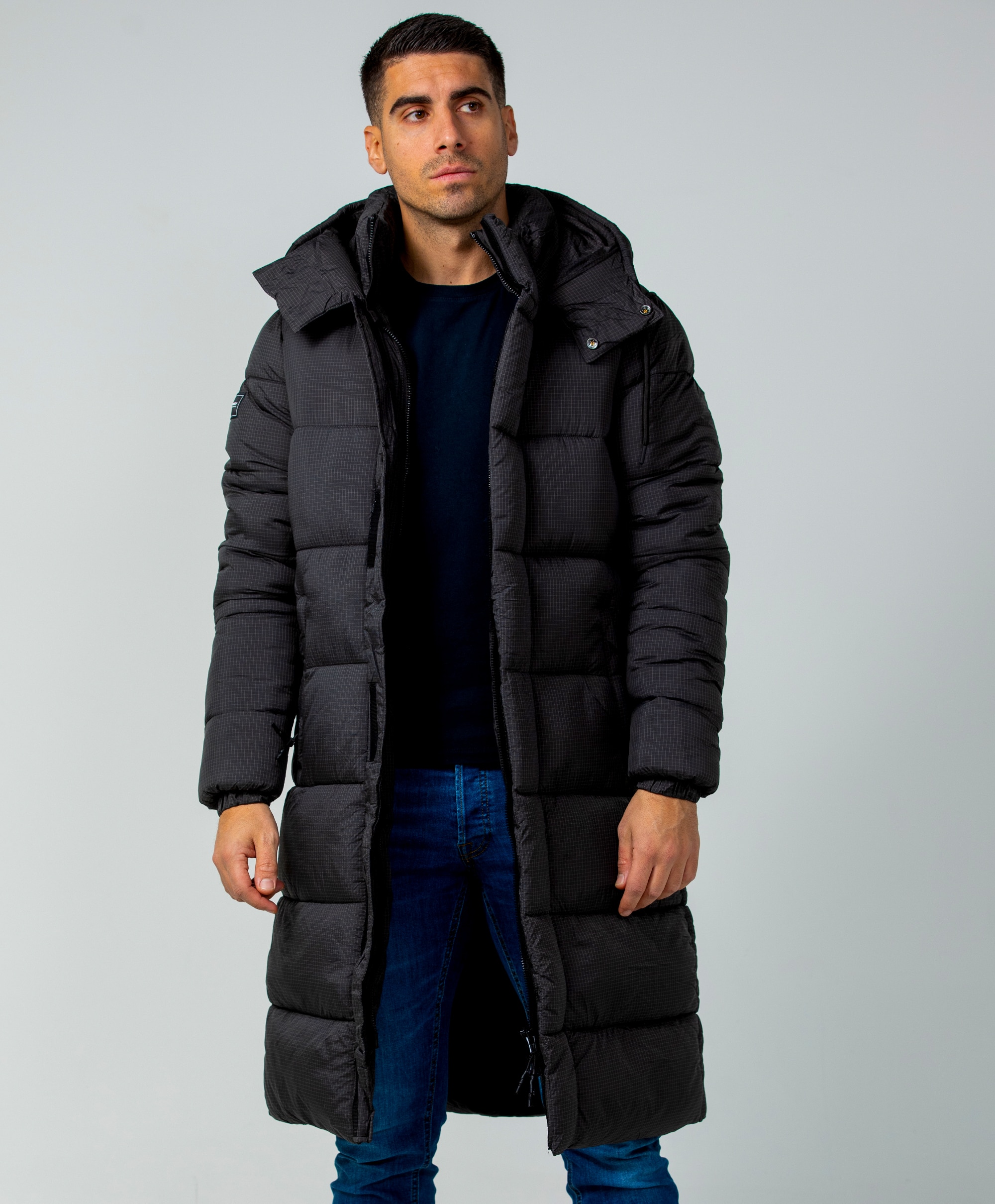 Superdry Ribstop Longline Puffer jacket