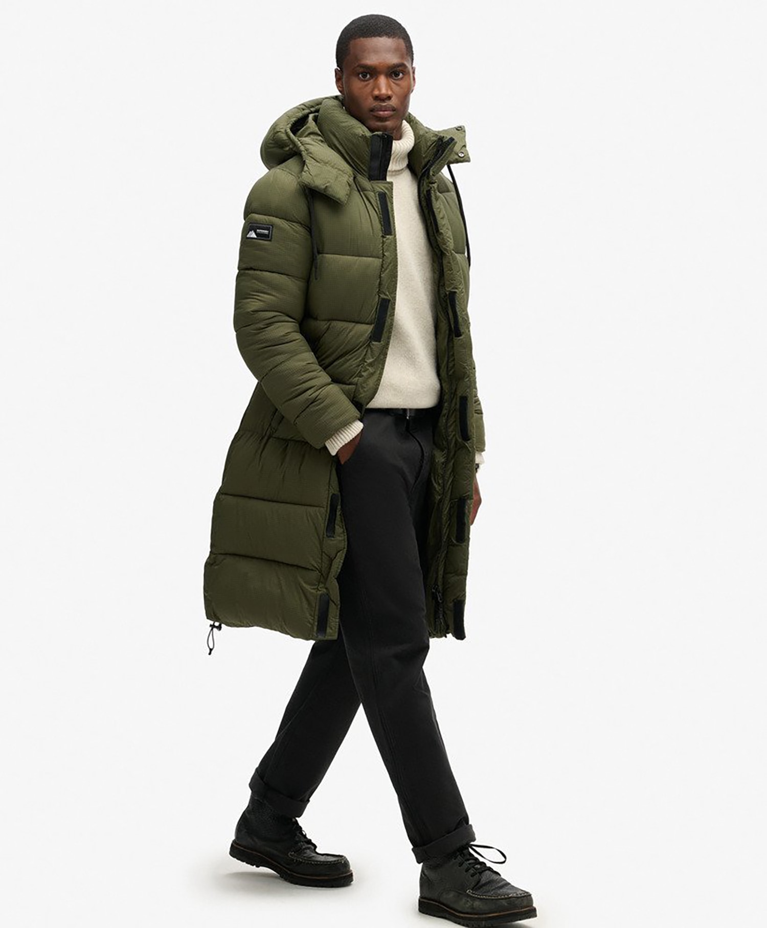 Superdry Ribstop Longline Puffer jacket