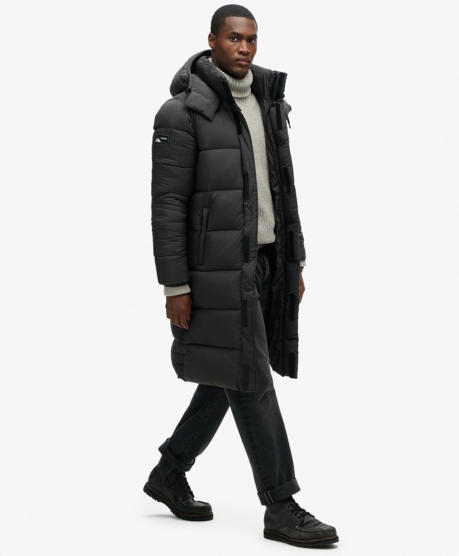 Superdry Ribstop Longline Puffer jacket