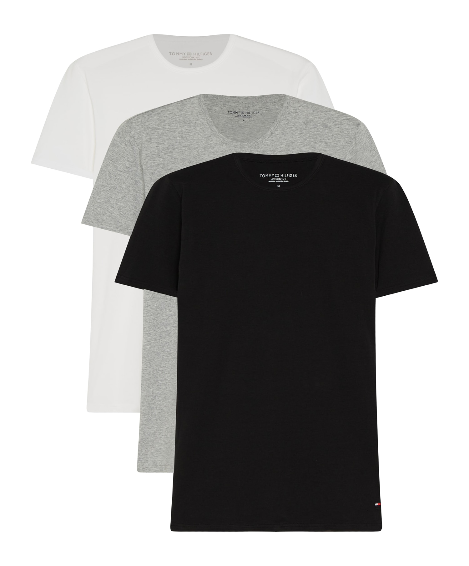 Tommy Hilfiger 3pk Short sleeve stretch tee