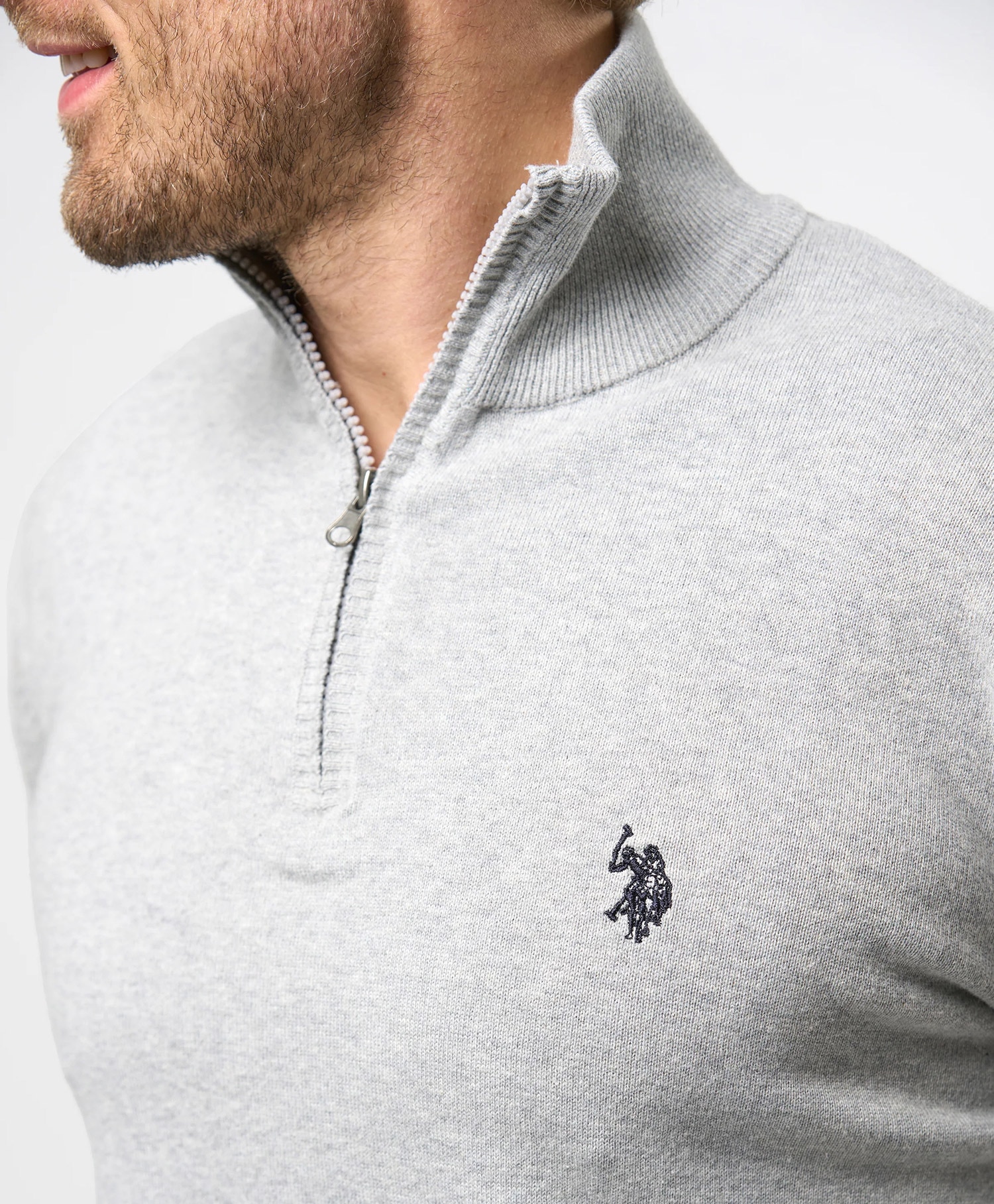 U.S Polo Brison 1/2 Zip Knit