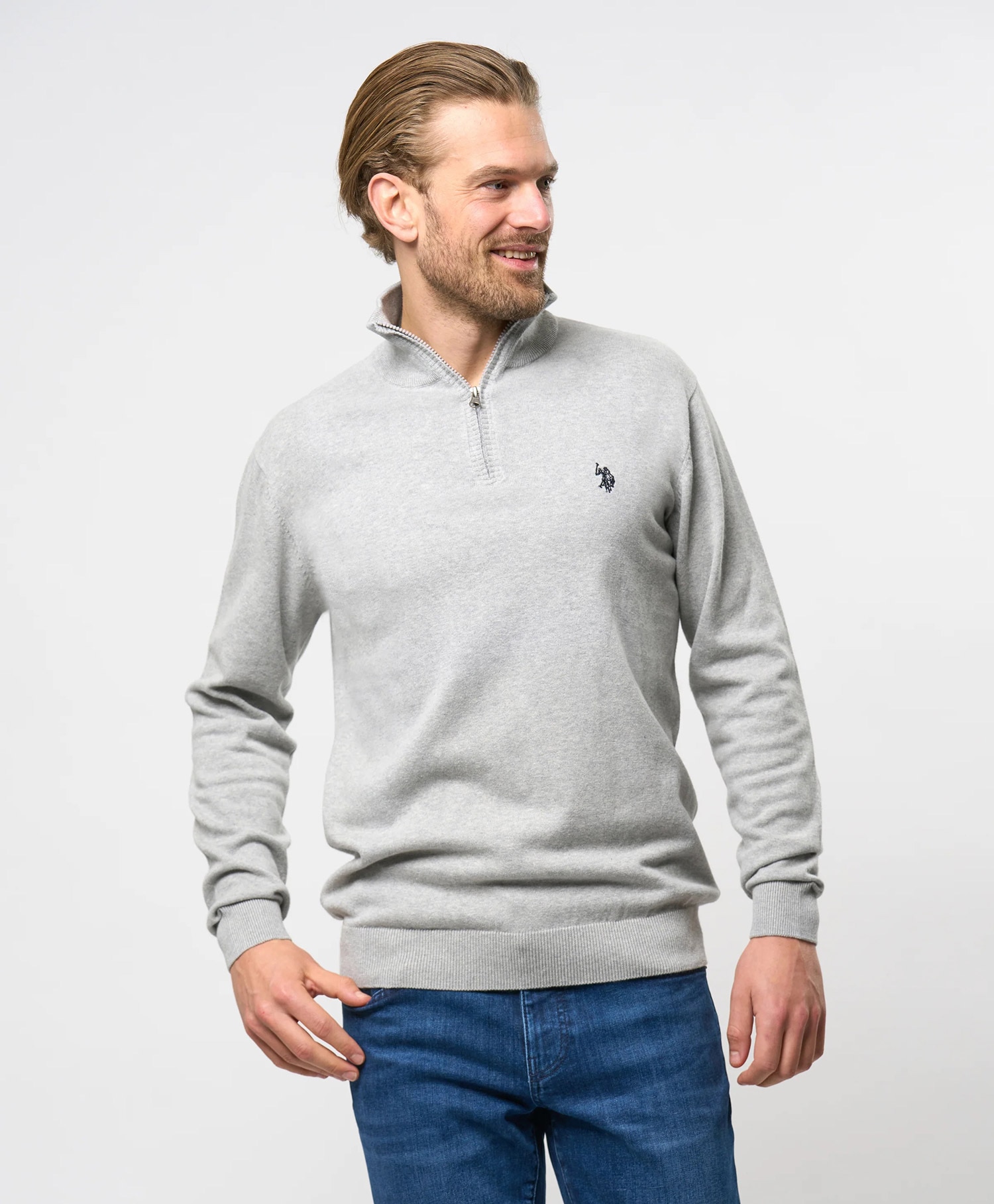 U.S Polo Brison 1/2 Zip Knit